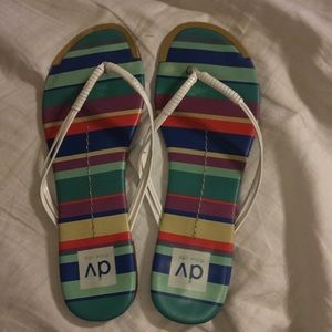 Dolce Vita multicolored flipflop sandals